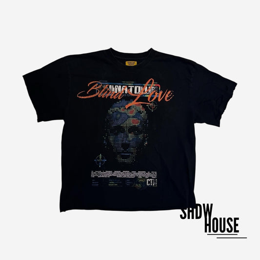 Blind Love Access Granted Tee in Black