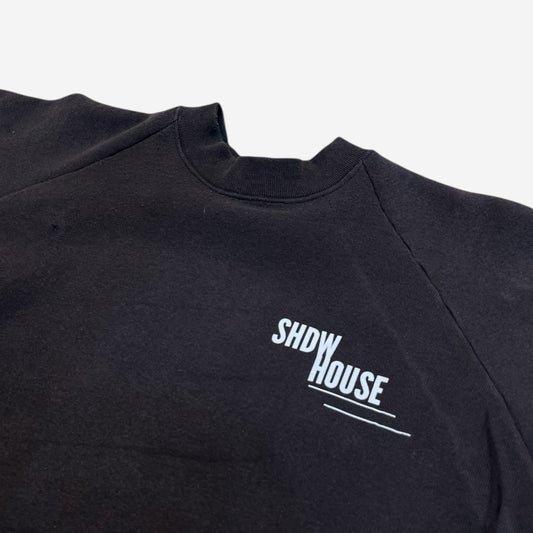 Goth Girls Revival 1/1 Crewneck in Washed Black