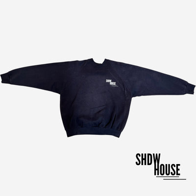 Goth Girls Revival 1/1 Crewneck in Washed Black