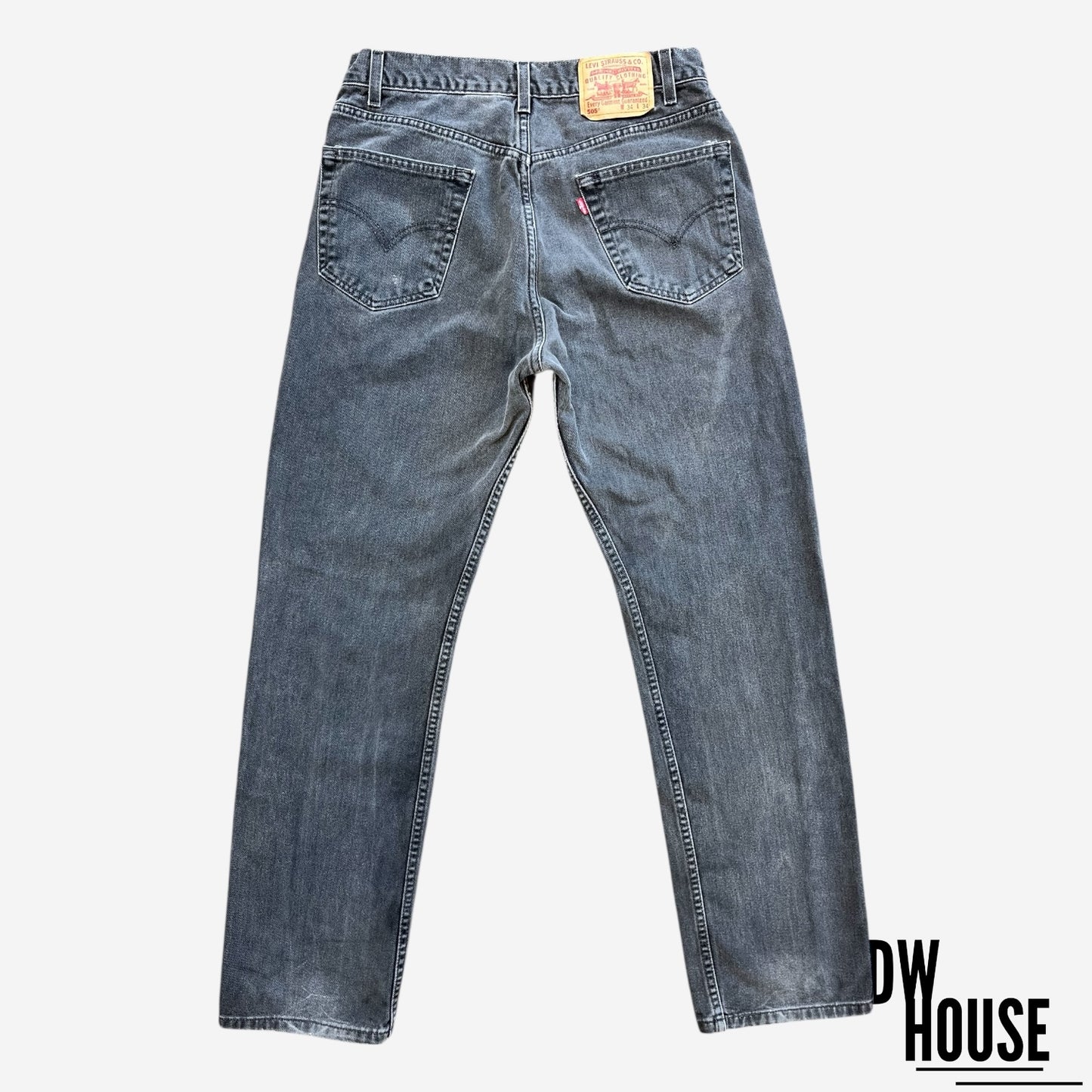 Levi Strauss & Co 505 Vintage Jeans in Washed Black