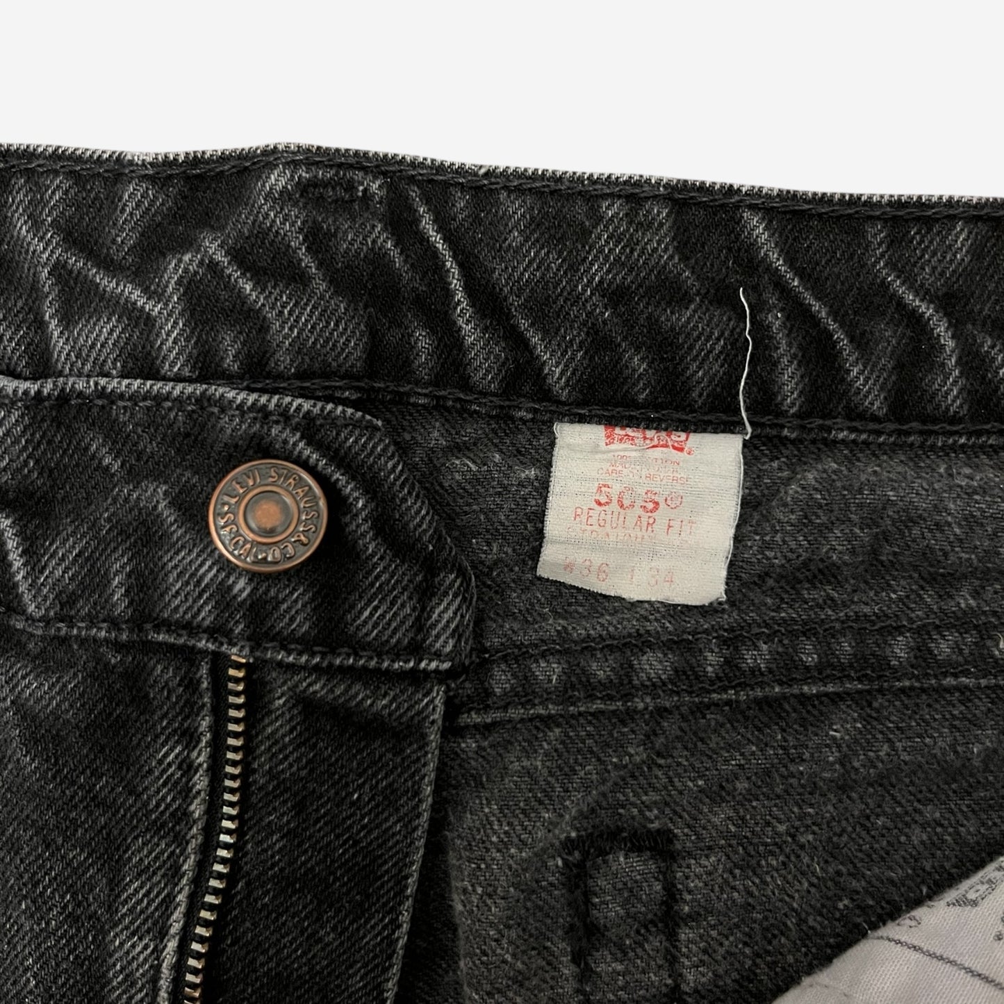 Levi Strauss & Co 505 Vintage Jeans in Dark Charcoal