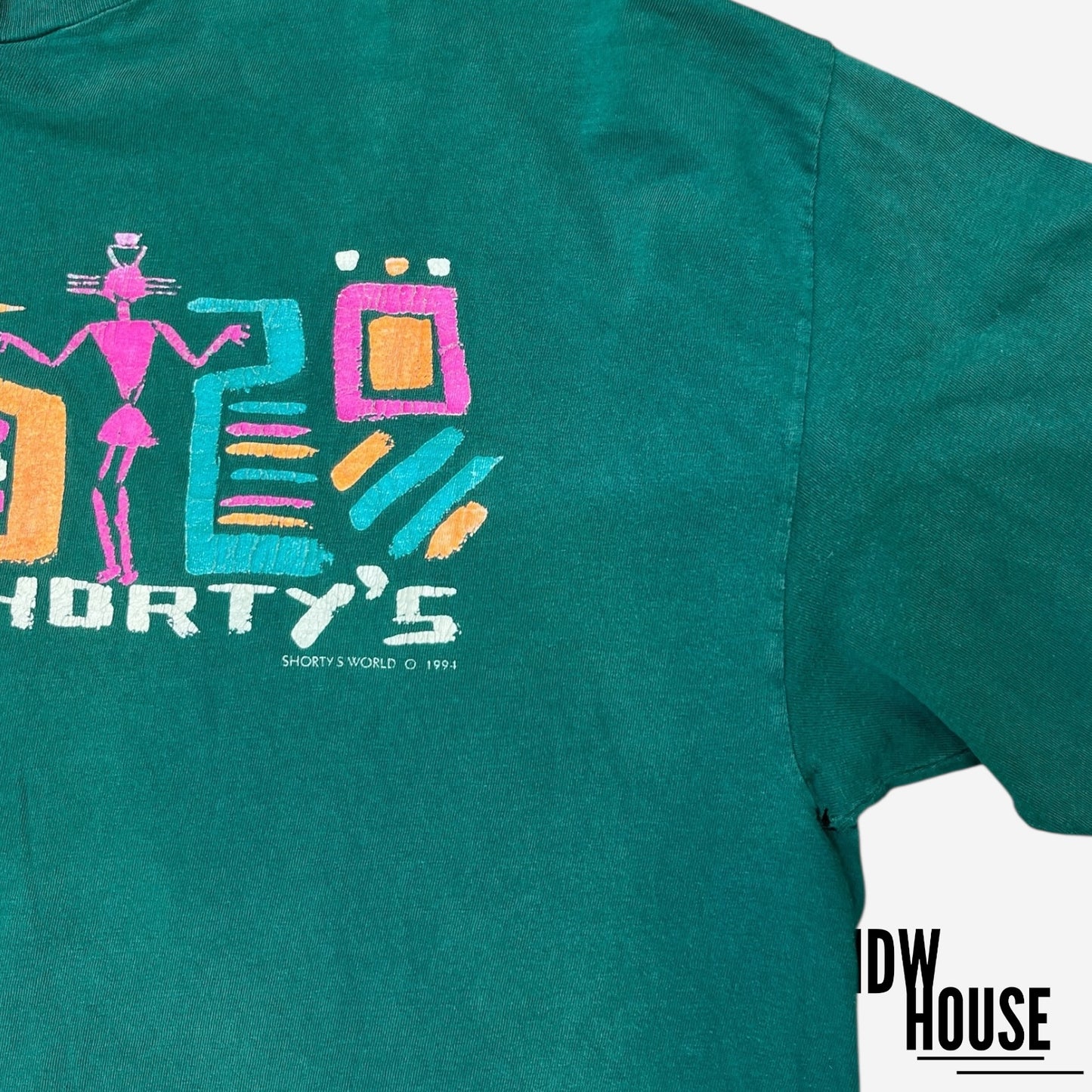 Vintage 1994 Shorty’s Mexican Roadhouse L/S Tee in Green