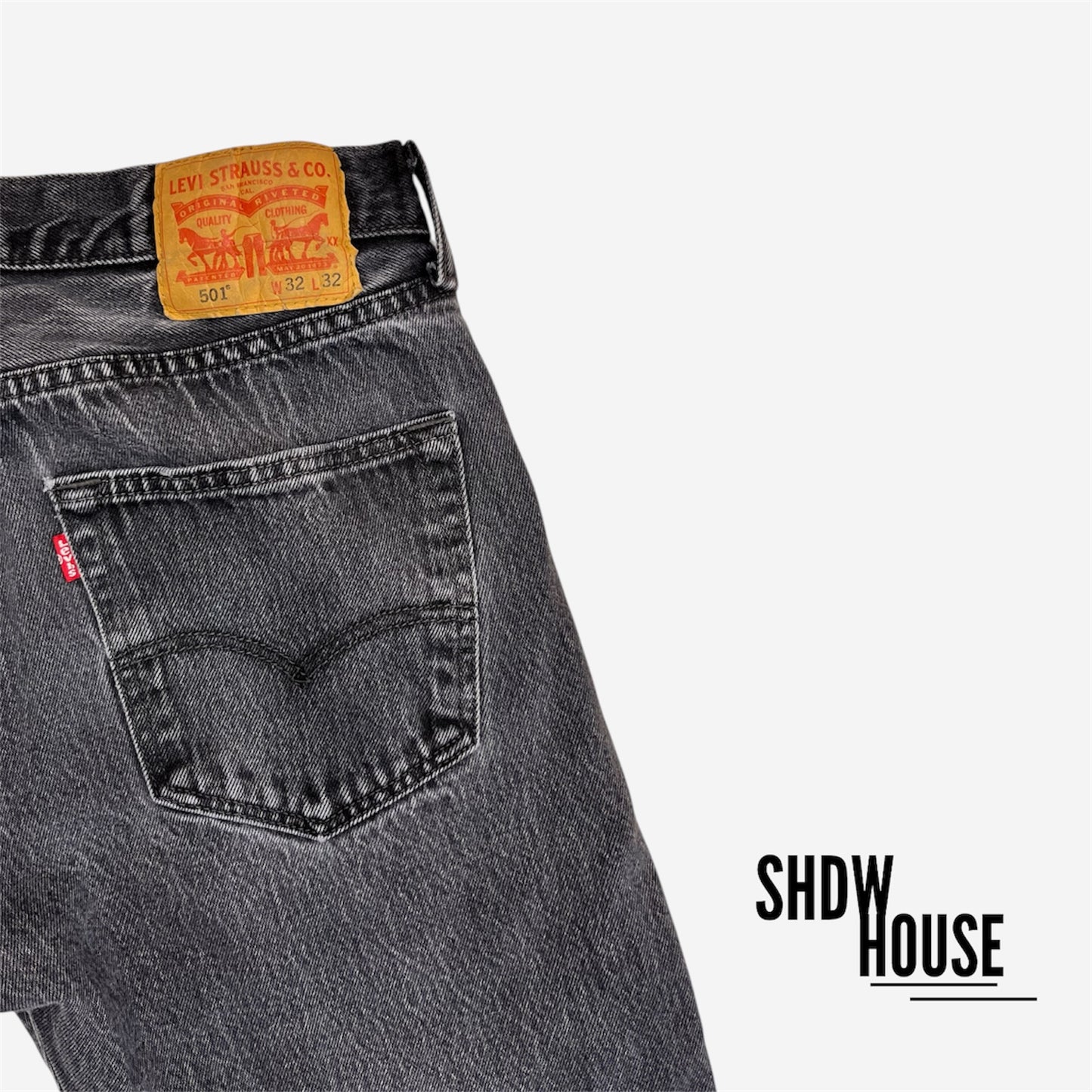 Levi Strauss & Co 501s in Charcoal